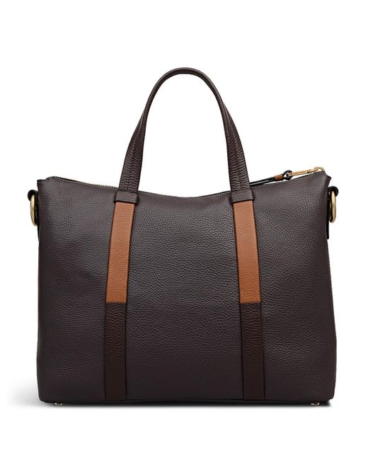 Radley Black Waterloo Way Medium Zip Top Satchel Bag