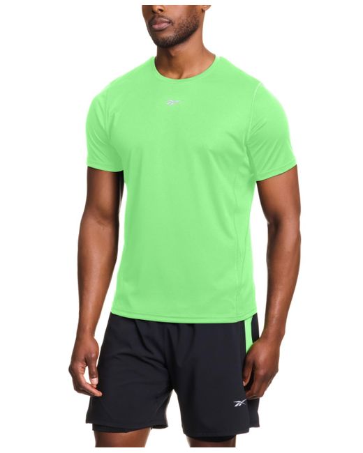 Reebok Green Run Regular-fit Speedwick Running T-shirt for men