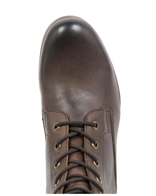 Celtic & Co. Brown Block Heel Derby Boot