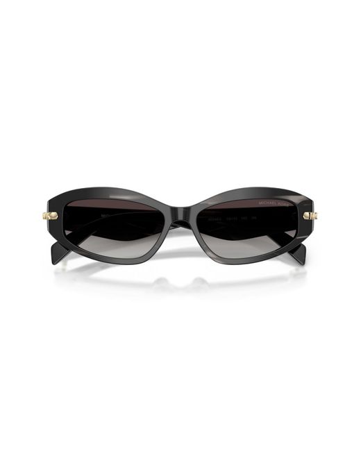 Michael Kors Brown Oval Sunglasses