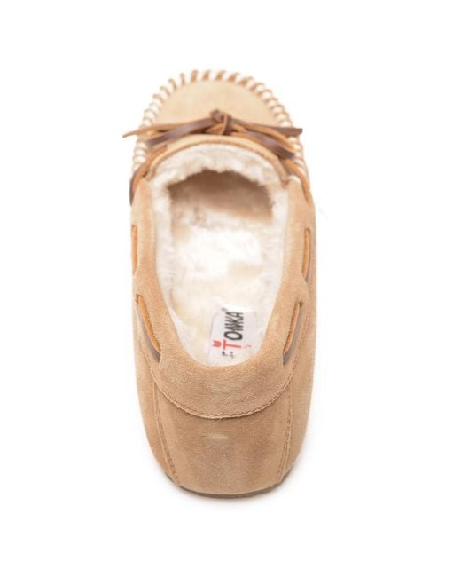 Minnetonka Natural Comfy Moc Slipper