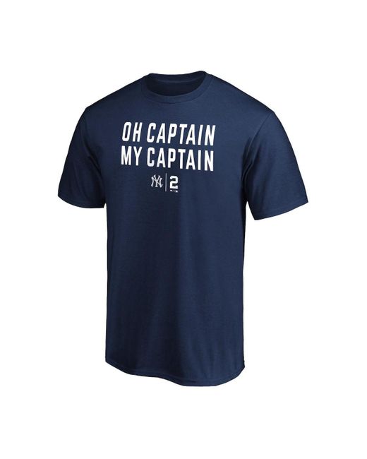 Men's Derek Jeter Navy New York Yankees Big & Tall Name Number T-Shirt