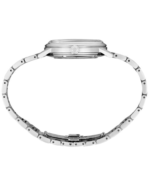 Seiko Blue Automatic Presage Stainless Steel Bracelet Watch 40mm for men