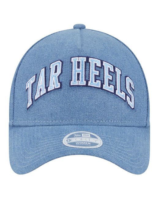 KTZ Blue North Carolina Tar Heels A-frame 9forty Adjustable Hat