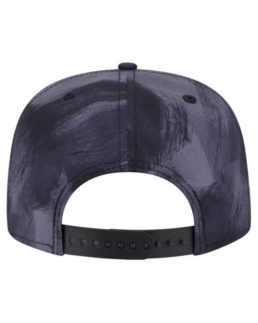 KTZ Blue New York Mets Printed Golfer Snapback Hat for men