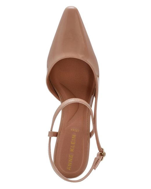 Anne Klein Pink Cosmo Pointed Toe Slingback Pumps