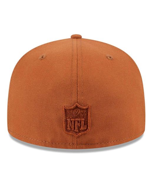 KTZ Brown Las Vegas Raiders Color Pack 59fifty Fitted Hat for men