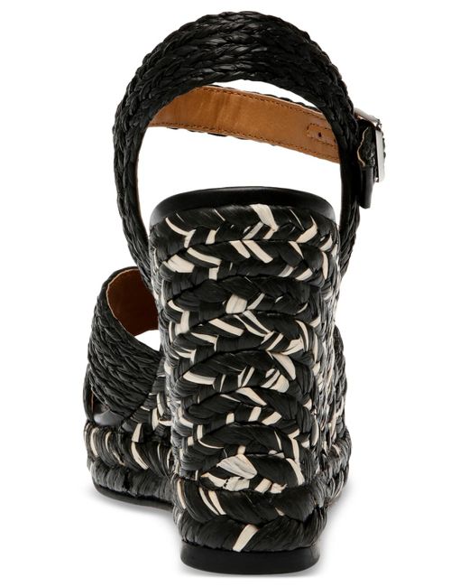 Buckle Strap Espadrille Wedge Sandals