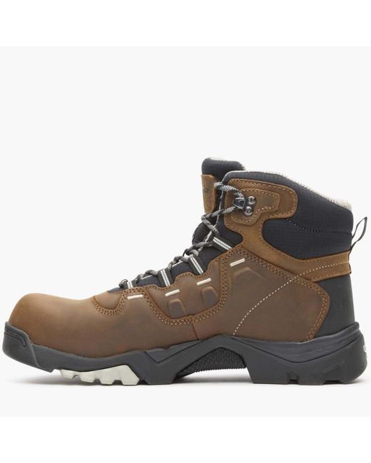 Georgia Boot Brown Amplitude Composite Toe Waterproof Work Boot for men