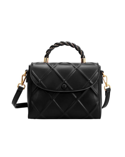 Melie Bianco Ruby Top Handle Bag in Black | Lyst