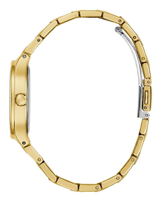 Guess Metallic Tone Analog Watch