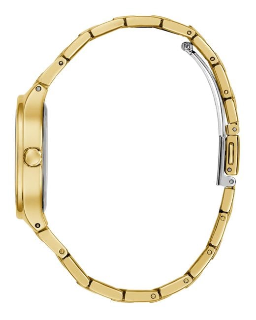Guess Metallic Tone Analog Watch