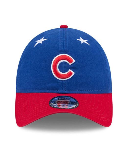 KTZ Blue Royal/red Chicago Cubs 2025 Mlb All-star Game 9twenty Adjustable Hat for men