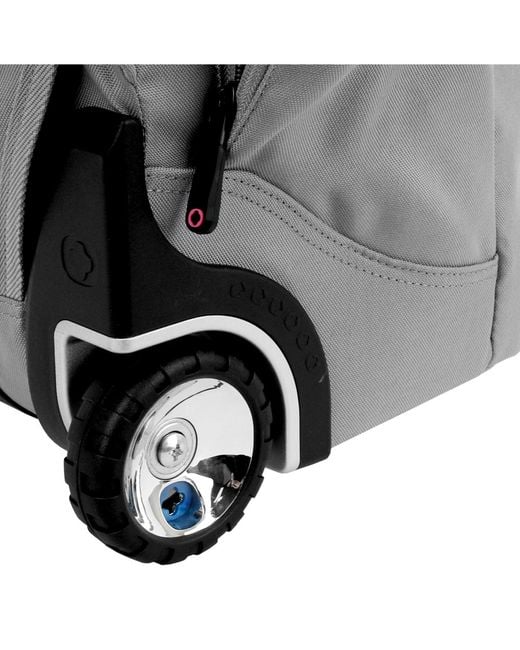 J World Gray Lash Wheeled Backpack
