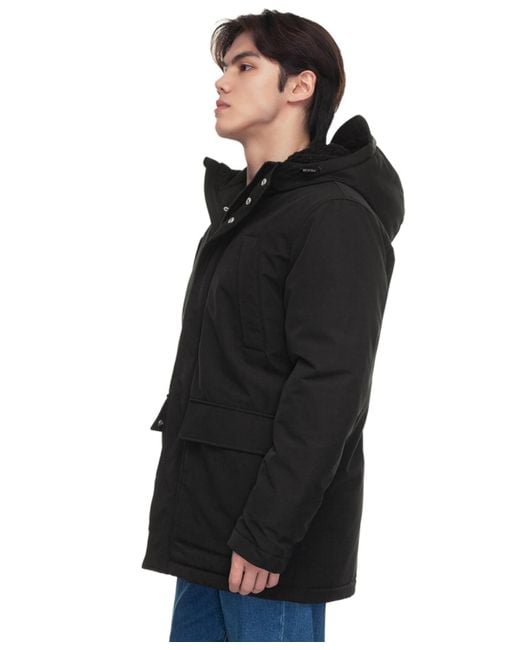 Rokka&Rolla Black Ultimate Winter Parka for men