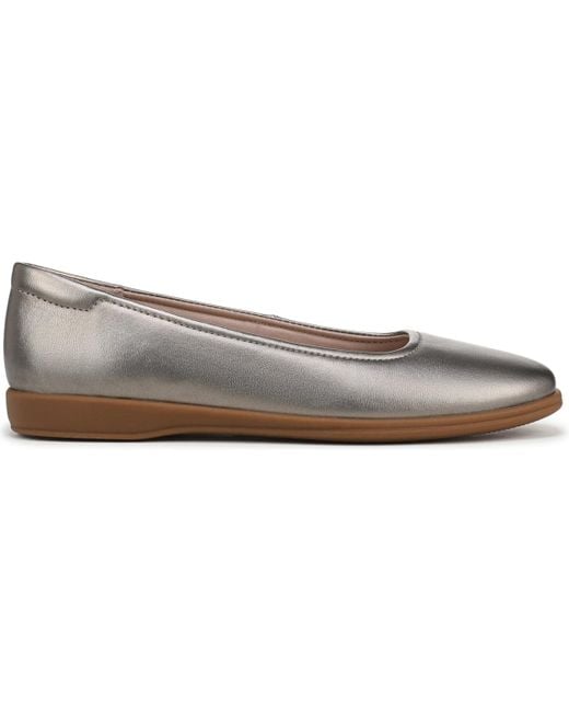 Naturalizer Gray Soft-flex Ballet Flats