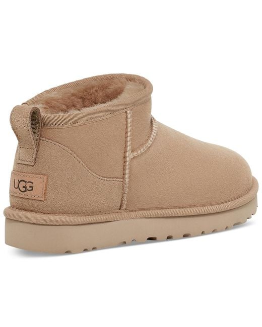 Ugg Brown Classic Ultra Mini Booties