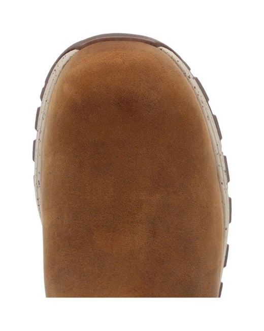 Georgia Boot Brown Eagle Trail Waterproof Pull-on Work Boot