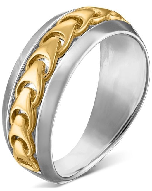 Bulova Metallic Link Ring