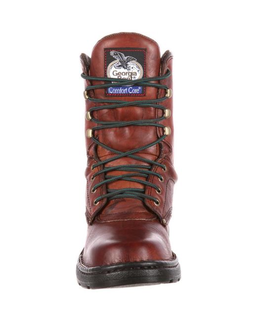 Georgia Boot Brown Eagle Light Work Boot for men