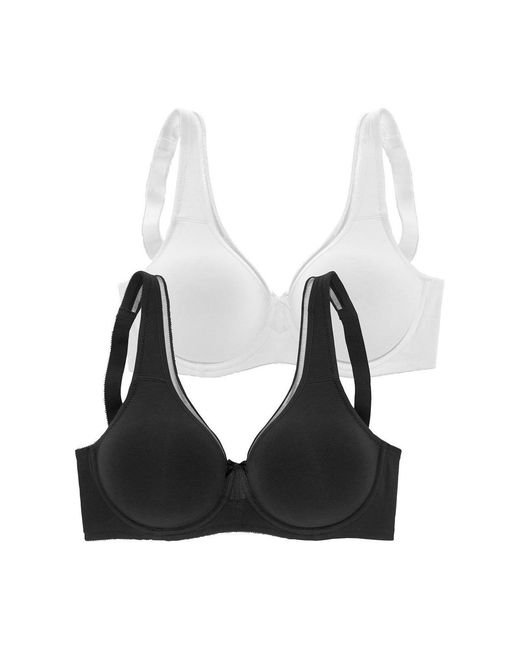 Lascana Brown 2 Pack Minimizer Underwire T-shirt Bras