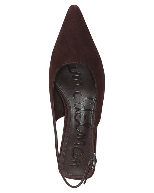 Sam Edelman Brown Netty Slingback Flats