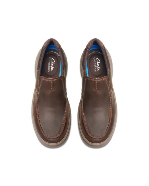 Clarks Brown Collection Bradley Free Slip On Shoes for men