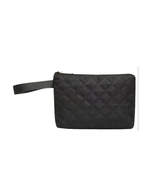 Batfox Black Three-dimensional Diamond Patterned Small Square Tote