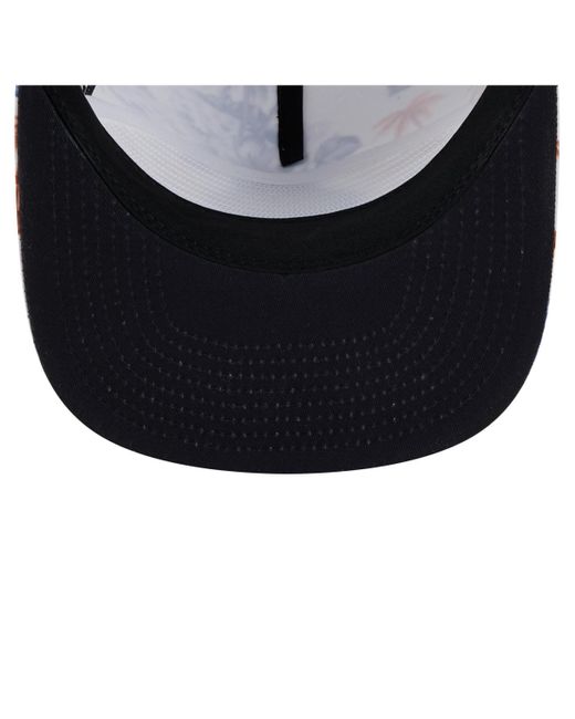 KTZ Blue Houston Astros Printed Island Golfer Snapback Hat for men