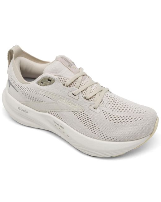 Brooks White Glycerin 22 Running Sneakers From Finish Line