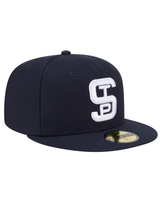 KTZ Blue St. Paul Saints Authentic Collection 59fifty Fitted Hat for men