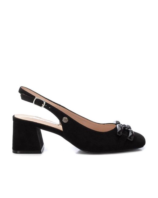 Xti Black Refresh Slingback Pumps By