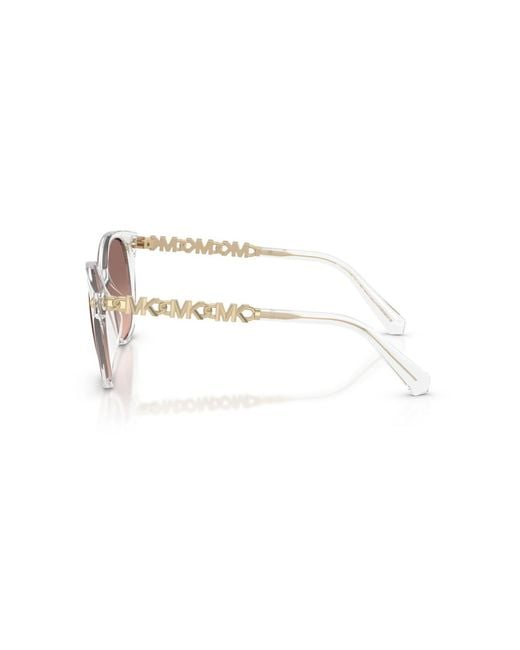 Michael Kors White Round Sunglasses