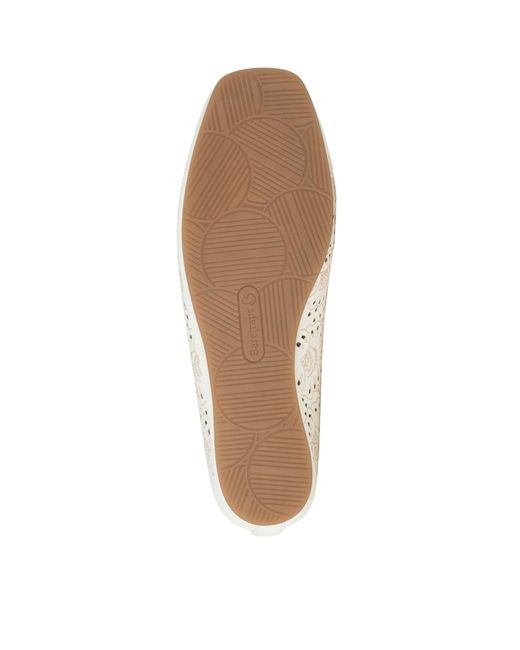 BareTraps White Chika Flat