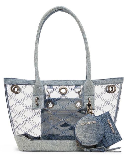 Steve Madden Gray Cameron Clear Tote