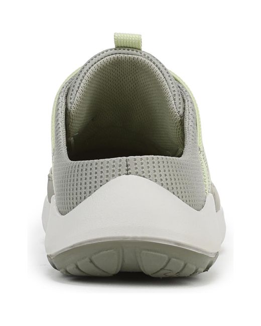 Ryka White Engage Washable Round Toe Mules