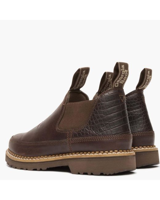 Georgia Boot Brown Romeo Work Shoe