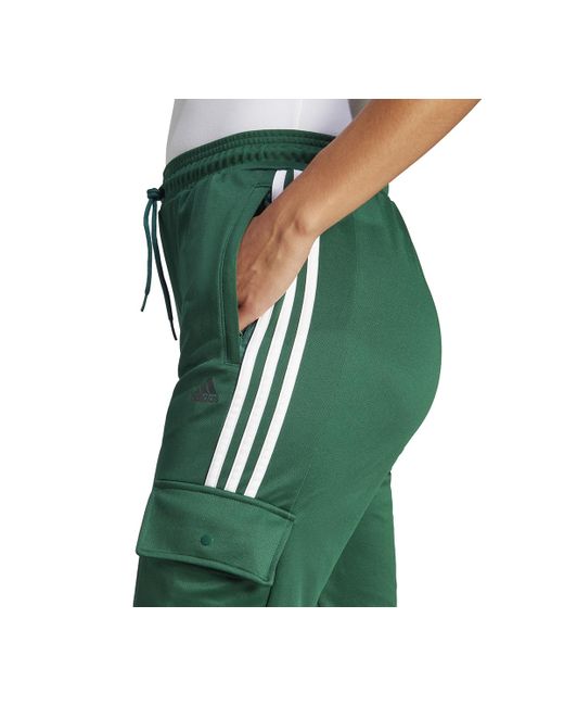 Adidas Green Tiro Snap-closure Cargo Pants