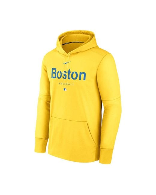 Nike Men's Boston Red Sox Gold 2021 City Connect Replica Baseball Jersey