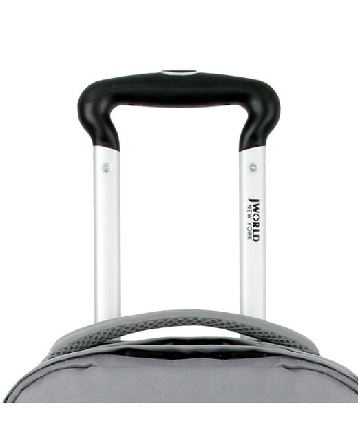 J World Gray Lash Wheeled Backpack