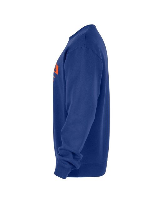 Nike Blue New York Knicks 2025/26 Authentic Practice Club Sweatshirt for men