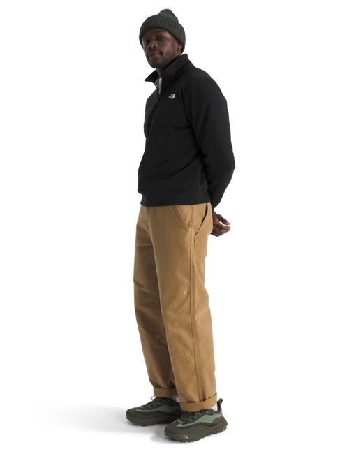 The North Face Black Evolution Simple Dome Quarter Zip Sweatshirt for men