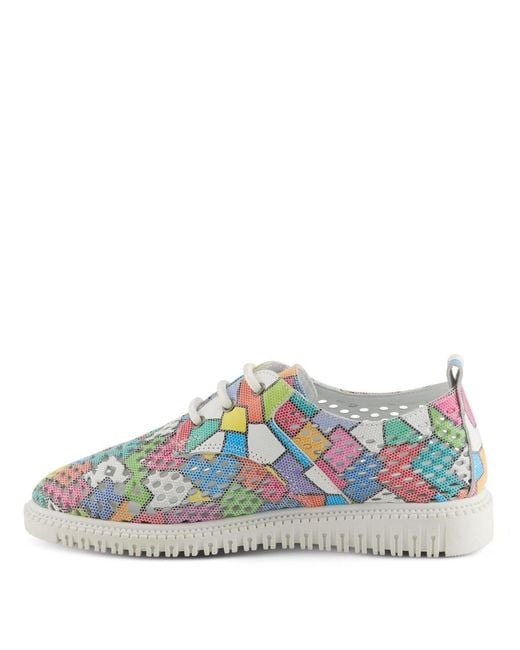 Spring Step Blue Mulan Lace-up Sneaker