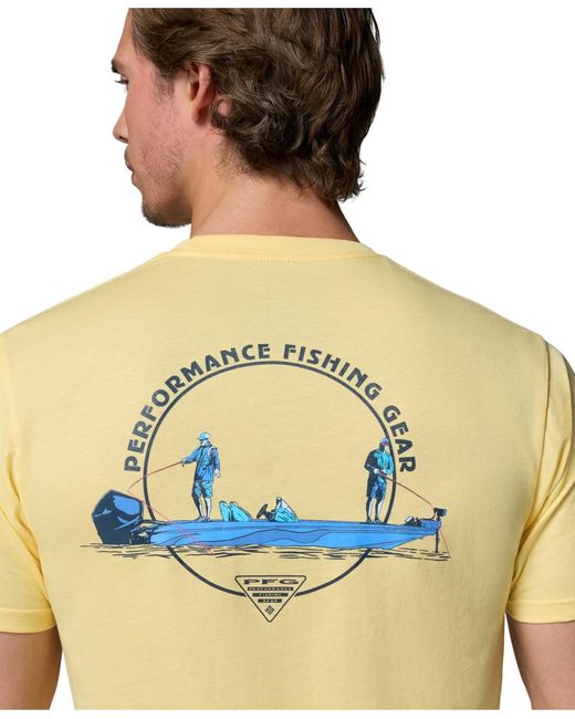 Columbia Green Pfg Tadel Graphic T-shirt for men