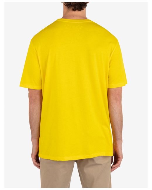 Hurley Yellow Everyday Salt And Lime Short Sleeve T-shirt for men