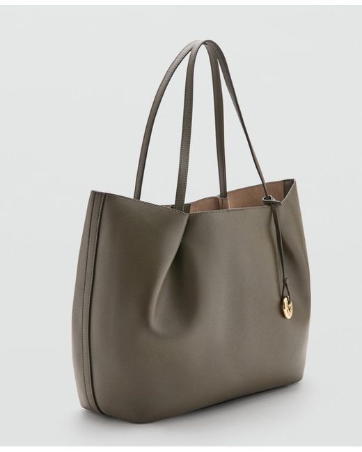 Mango Natural Large Shopper Bag