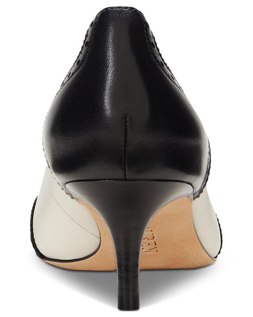 Ralph Lauren White Adrienne Pointed-toe Pumps