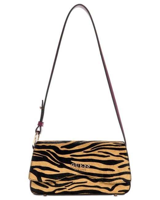 Guess Black Domitilla Small Flap Shoulder Bag