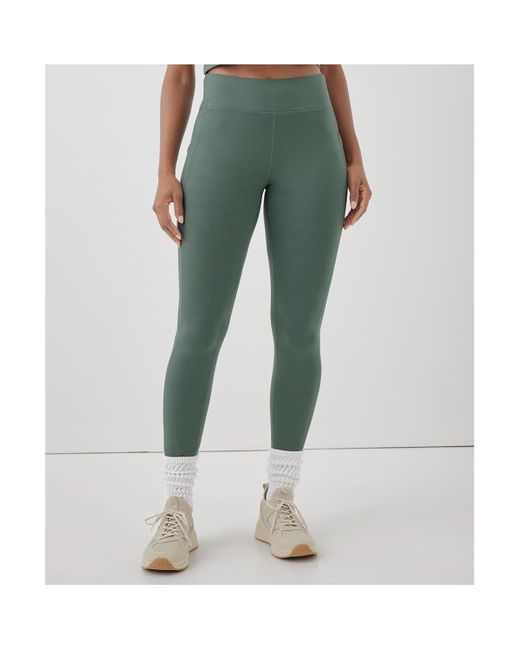 Pact Green Purefit Pocket legging Made With Cotton