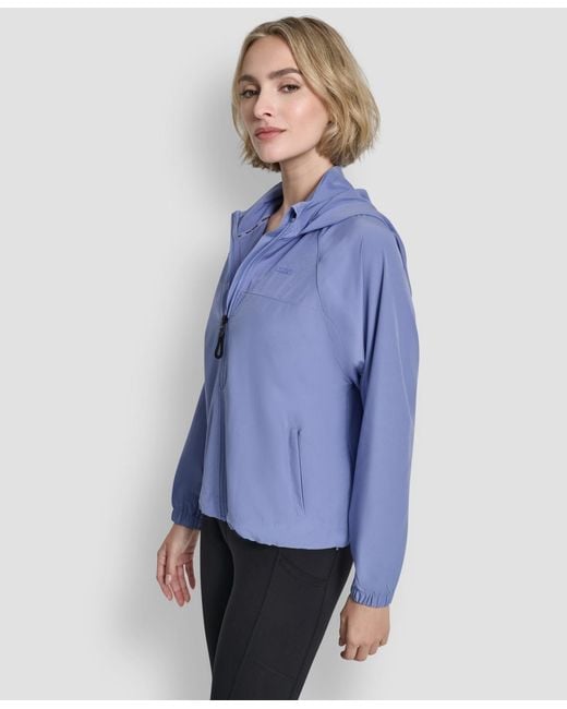 DKNY Blue Commuter Full-zip Jacket